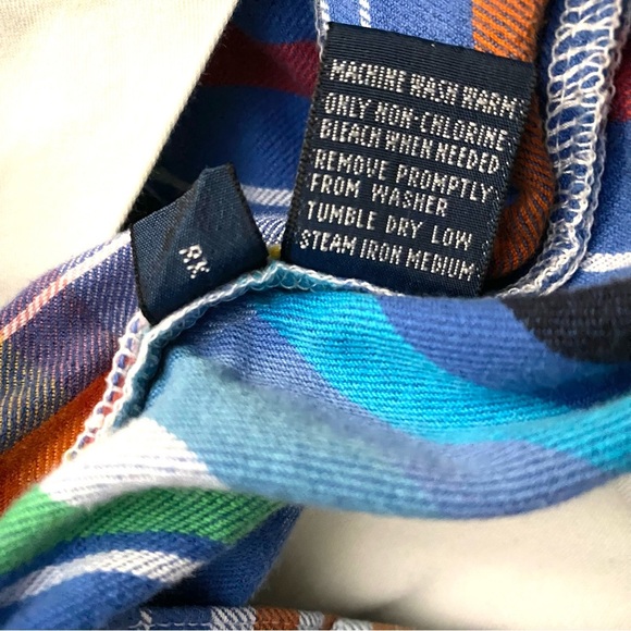 Polo Ralph Lauren Madras Shorts Mens 32 India Madras Cotton Plaid Vintage Preppy - Picture 6 of 9